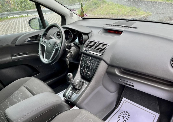 Opel Meriva cena 21900 przebieg: 148499, rok produkcji 2011 z Barczewo małe 466